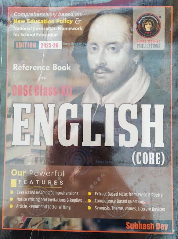 ENGLISH(Core) Reference Book For CBSE Class XII (Edition 2025-26)